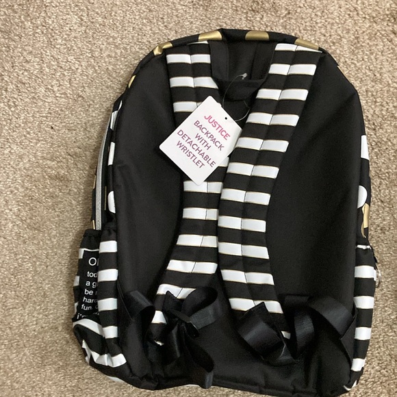 NWT Justice Kids Polka Dot Backpack and Lunchbox Set - Picture 5 of 11